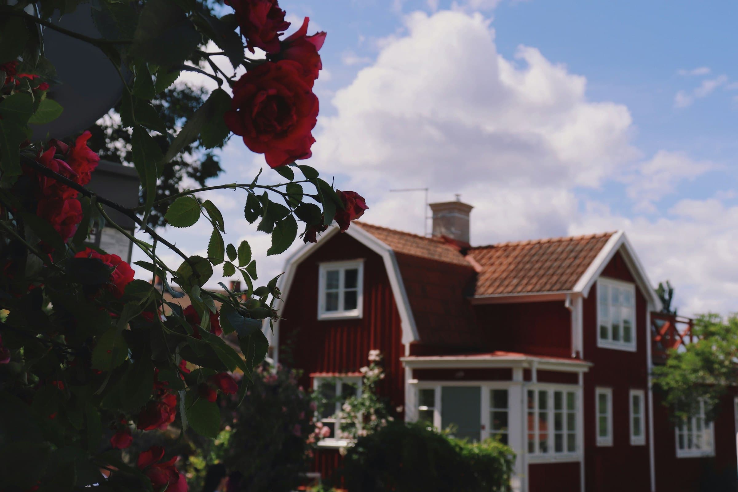 Röd villa i Trelleborg